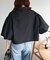 【再入荷】袖バルーンクロップドシャツ