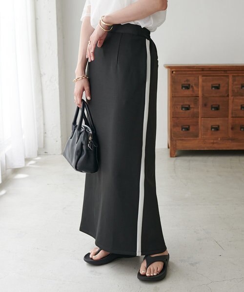 サイドラインジャージスカート｜ディスコートの通販｜&mall