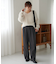 【セットアップ対応】ウールライクストレートパンツ