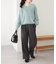 【セットアップ対応】ウールライクストレートパンツ