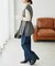 【コーデを格上げ！】メランジウエストリボンジレ