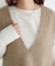 【WEB限定】フェイクウールベスト