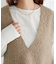 【WEB限定】フェイクウールベスト