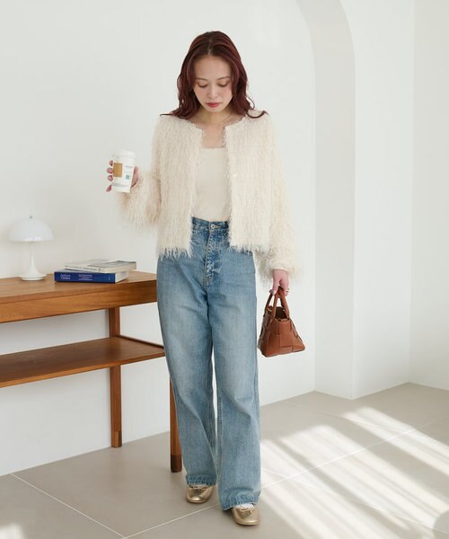 ◆カリン◆フーディリバーコート オフホワイトS FRAY I.D（フレイアイディー）の「ウールカシミアトレンチリバー