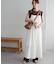 【WEB限定】ストライプジャガードキャミワンピース