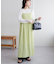 【WEB限定】ストライプジャガードキャミワンピース