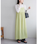 【WEB限定】ストライプジャガードキャミワンピース