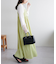 【WEB限定】ストライプジャガードキャミワンピース