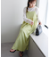 【WEB限定】ストライプジャガードキャミワンピース