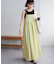 【WEB限定】ストライプジャガードキャミワンピース