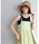 【WEB限定】ストライプジャガードキャミワンピース