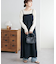 【WEB限定】ストライプジャガードキャミワンピース