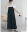 【WEB限定】ストライプジャガードキャミワンピース