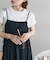 【WEB限定】ストライプジャガードキャミワンピース