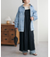 【WEB限定】ストライプジャガードキャミワンピース
