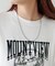 【ユニセックス】MOUNTVIEWモチーフ刺繍ロゴTシャツ《WEB限定》