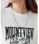 【ユニセックス】MOUNTVIEWモチーフ刺繍ロゴTシャツ《WEB限定》