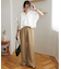 《新色追加/7サイズ展開》-3kg見え！とろみイージーパンツ【ユニセックス】