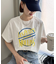 【ユニセックス】ネオンプリントロゴTシャツ