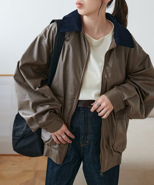 DISCOAT デタッチャブル2WAYメモリーボンバージャケット カーキ 新品