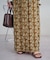 立体チュールジャガードナロースカート