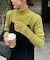 【新色追加!】リブ袖口ボタンタートル《WEB限定カラーあり》