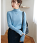 【新色追加!】リブ袖口ボタンタートル《WEB限定カラーあり》