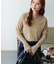 【ベストセラー】フロッキーメッシュロングスリーブ《WEB限定カラーあり》