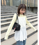 【ベストセラー】フロッキーメッシュロングスリーブ《WEB限定カラーあり》
