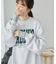【ベストセラー】フロッキーメッシュロングスリーブ《WEB限定カラーあり》