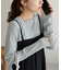 【ベストセラー】フロッキーメッシュロングスリーブ《WEB限定カラーあり》