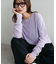 【ベストセラー】フロッキーメッシュロングスリーブ《WEB限定カラーあり》
