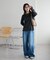 【ベストセラー】フロッキーメッシュロングスリーブ《WEB限定カラーあり》
