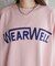 【ユニセックス】WEARWELLヴィンテージ加工ハーフスリーブスウェット