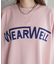 【ユニセックス】WEARWELLヴィンテージ加工ハーフスリーブスウェット