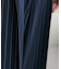 ピンストライプタックワイドパンツ