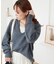 メランジヤーン深Vプルオーバー《WEB限定カラーあり》