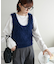 【冬までずっと使える!】シャギーUネックベスト