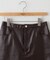 フェイクレザーミニスカート