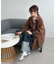 【ユニセックス】フェイクスエードショートコート