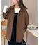 【ユニセックス】フェイクスエードショートコート