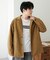 【ユニセックス】フェイクスエードショートコート