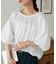 コットンシアーオフショルブラウス5分袖