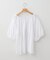 コットンシアーオフショルブラウス5分袖