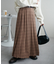 プリーツロングスカート
