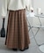 プリーツロングスカート