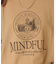【WEB限定】MINDFUL刺繍ロゴTシャツ《ユニセックス》