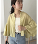コットンシアー袖バルーンブラウス5分袖《WEB限定カラーあり》