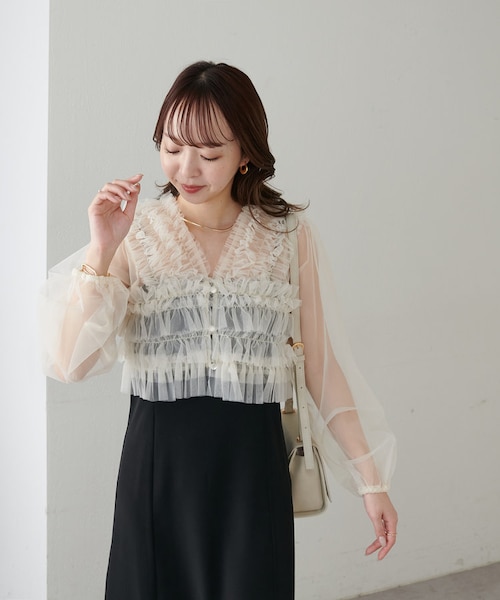 オケージョン】チュールセットキャミワンピース｜ディスコートの