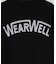 【ユニセックス】WEARWELL衿PUハーフジップスウェット